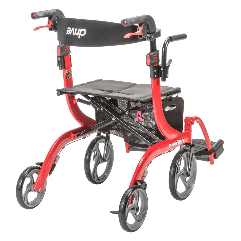 Drive Nitro Duet Rollator and Transport Chair