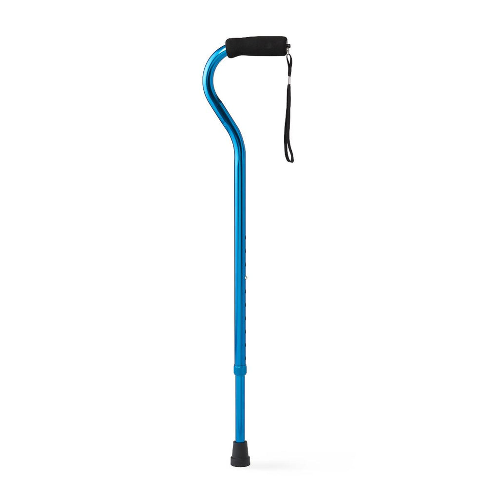 Medline Fashion Offset Handle Cane With Foam Grip